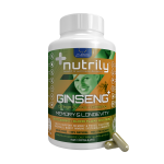 Ginseng+ Ginkgo Biloba & Ginseng - Anti Aging, Memory, Longevity & Blood Flow - Herbal Blend + Antioxidants by Nutrily™