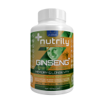 Ginseng+ Ginkgo Biloba & Ginseng - Anti Aging, Memory, Longevity & Blood Flow - Herbal Blend + Antioxidants by Nutrily™