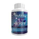 Keto 5+ Raspberry, Green Tea & Coffee Blend - Weight Control + Energy Boost + Fiber by Nutrily™