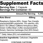 Keto 5+ Raspberry, Green Tea & Coffee Blend - Weight Control + Energy Boost + Fiber by Nutrily™
