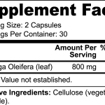 Moringa+ Moringa Oleifera Pure Leaf - Inflammation & Blood Sugar Balance + Antioxidants - Nutrily