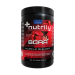 BCAA+ Post Workout - Fruit Punch - 292 g - Muscle Builder + Energy Boost - Vitamin B6 + BCAA + L-Glutamine + L-Leucine + L-Valine by Nutrily