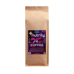 Premium Organic Coffee - Mushroom Fusion - Chaga + Lion's Mane - Sweet Nuts Flavor - 16oz - Nootropic + Memory + Energy - Solomon Coffee Blend by Nutrily™