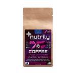 Premium Organic Coffee - Mushroom Fusion - Chaga + Lion's Mane - Sweet Nuts Flavor - 4oz - Nootropic + Memory + Energy - Solomon Coffee Blend by Nutrily™